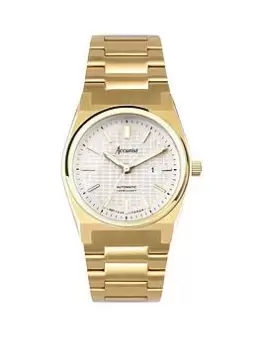 Accurist Ladies Origin Automatic Gold Stainless Steel Bracelet 34Mm Watch