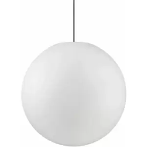 White pendant lamp sole 1 bulb Diameter 8 Cm