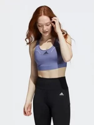 adidas Believe This Heat.rdy Bra, Purple/White, Size XS, Women