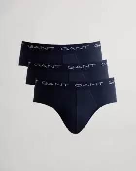 GANT Men 3 Pack Briefs (S) Blue