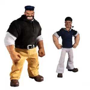 Popeye Action Figures 1/12 Popeye & Bluto: Stormy Seas Ahead Deluxe Box Set