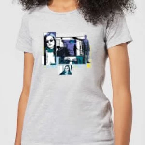 Marvel Knights Jessica Jones Comic Panels Womens T-Shirt - Grey - 5XL