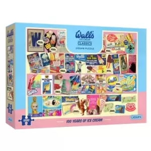 Gibsons 100 Years of Walls Ice Cream 1000 Piece Jigsaw Puzzle