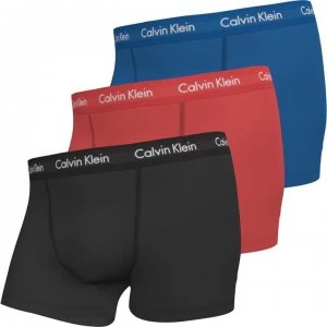 Calvin Klein Stretch Trunks 3 Pack - Kett/Strawb/Blk