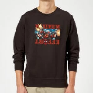 Marvel Deadpool Maximum Effort Sweatshirt - Black - XXL