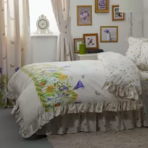 Belledorm Bluebell Meadow Duvet Cover (Single) (Ivory)