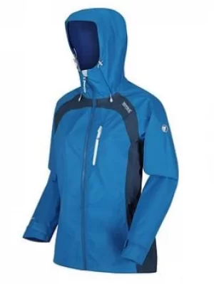 Regatta Regatta Highton Stretch Waterproof Jacket Ii, Blue, Size 12, Women