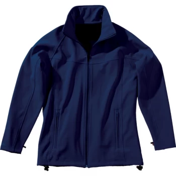 TRA645 Uproar Ladies Navy Softshell Jacket - Size 10