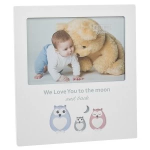 Cut Out Owl Frame Love Moon