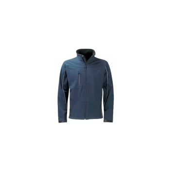 Executive Mens XXL Navy Soft Shell Jacket - Tuffsafe