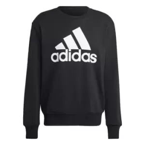 adidas Essentials French Terry Big Logo Sweatshirt Mens - Black