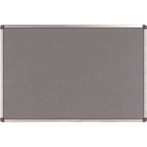 Nobo Classic 1200 x 900mm Noticeboard with Grey Felt Surface Aluminium Frame and Wall Fixing Kit