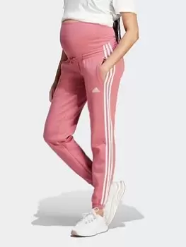 adidas Maternity Tracksuit Bottoms, Pink, Size XS, Women