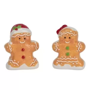 Set of Gingerbread Salt & Pepper Shakers