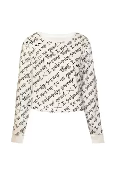 I Do Solemnly Swear Cropped Jumper