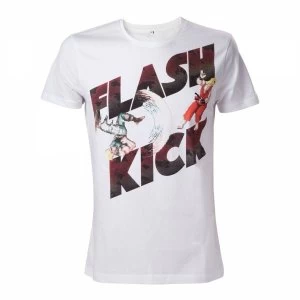 Capcom Street Fighter IV Guiles Flash Kick X-Large T-Shirt - White