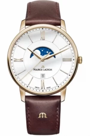 Mens Maurice Lacroix Eliros Moonphase Watch EL1108-PVP01-112-1