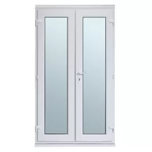 Wickes Exterior French Door Frame White 2090 x 1190mm Pack 3 of 3