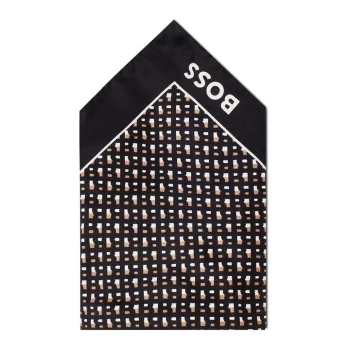 Boss H-Pocket Square - Black