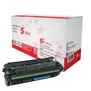 5 Star Office Supplies HP 508A Cyan Laser Toner Ink Cartridge