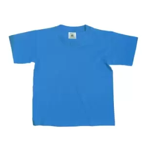 B&C Kids/Childrens Exact 150 Short Sleeved T-Shirt (7-8) (Atoll)