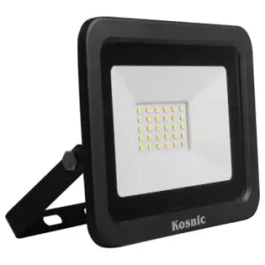 Kosnic Rhine Black 20W LED Floodlight - Daylight - KFLDHS20Q465-W65-BLK