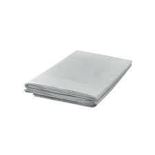 Bedeck of Belfast Silver Egyptian Cotton Percale 300 Thread Count Fine Linens 'Andaz' Flat Sheet - double