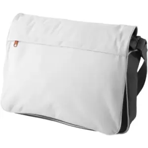 Bullet Vermont Shoulder Bag (38 x 9 x 32 cm) (White/Grey)