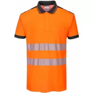 Portwest T180OBRXXL Hi-Vis Polo Shirt S/S Orange XXL