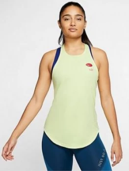 Nike Training Icon Clash Tank Top - Limelight