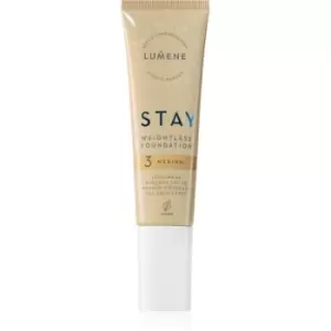 Lumene Stay Weightless Matte Liquid Foundation SPF 30 Shade 3 Medium 30ml