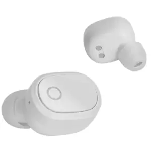 Music Buds True Wireless Earphones with Charging Case - White