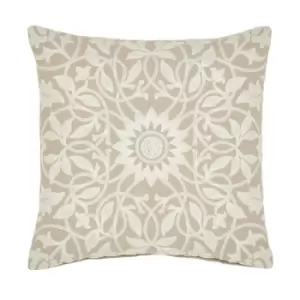 Morris and Co Pure St James Cotton Cushion - Beige