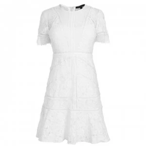 French Connection Lace Dress - White