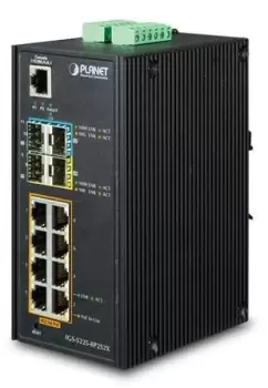 IGS-5225-8P2S2X - Managed - L2+ - Gigabit Ethernet (10/100/1000) - Full duplex - Power over Ethernet (PoE) - Wall mountable