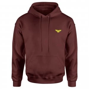 DC Wonder Woman Unisex Hoodie - Burgundy - XL