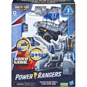 Power Rangers DNF Blue and Black Comb Zords