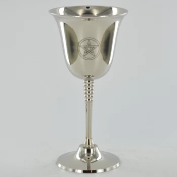 Goblet Nickle Finish - Pentagram 16cm