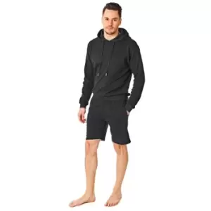 Ript Hoodie and Shorts Set Mens - Grey