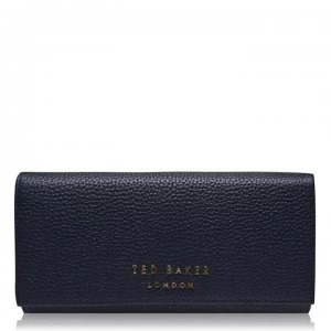 Ted Baker Selma Large Soft Leather Purse - navy