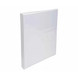 Krea Ring Binder PP 2D Rings 20mm, S36mm, A5, White, Pack of 10