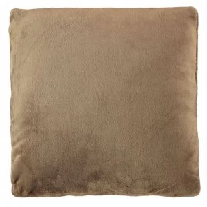 Linea Linea Supersoft Fleece Cushion - Beige