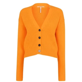 Scotch and Soda Scotch And Soda V Cardigan Ladies - Bright Orange