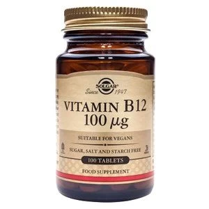 Solgar Vitamin B12 100 amp181g Tablets 100 tablets