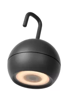 Sphere Modern Rechargeable Pendant light Outdoor - Battery - Ø10,2cm - LED Dim. - 1x2W 2700K - IP54 - 3 StepDim - Anthracite