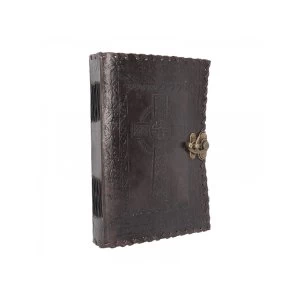 Celtic Cross Leather Journal