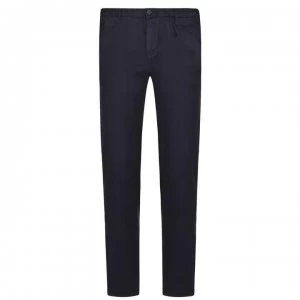 DKNY Fly Cotton Trousers - Navy