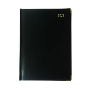 Manager Diary Day Per Page Appointment Black 2022 1200V