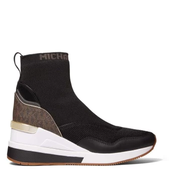 Michael Kors Swift Knit Sock Sneaker - Brown 200