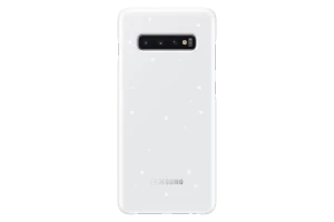 Samsung White Galaxy S10+ LED Back Cover